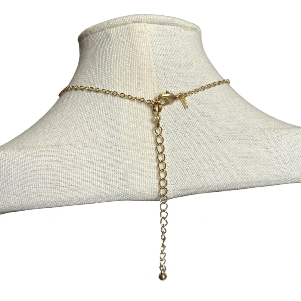 🍭5 for $20🍭 Avon Vintage Faux Gemstone Gold Tone Beaded Necklace CC - Picture 4 of 5